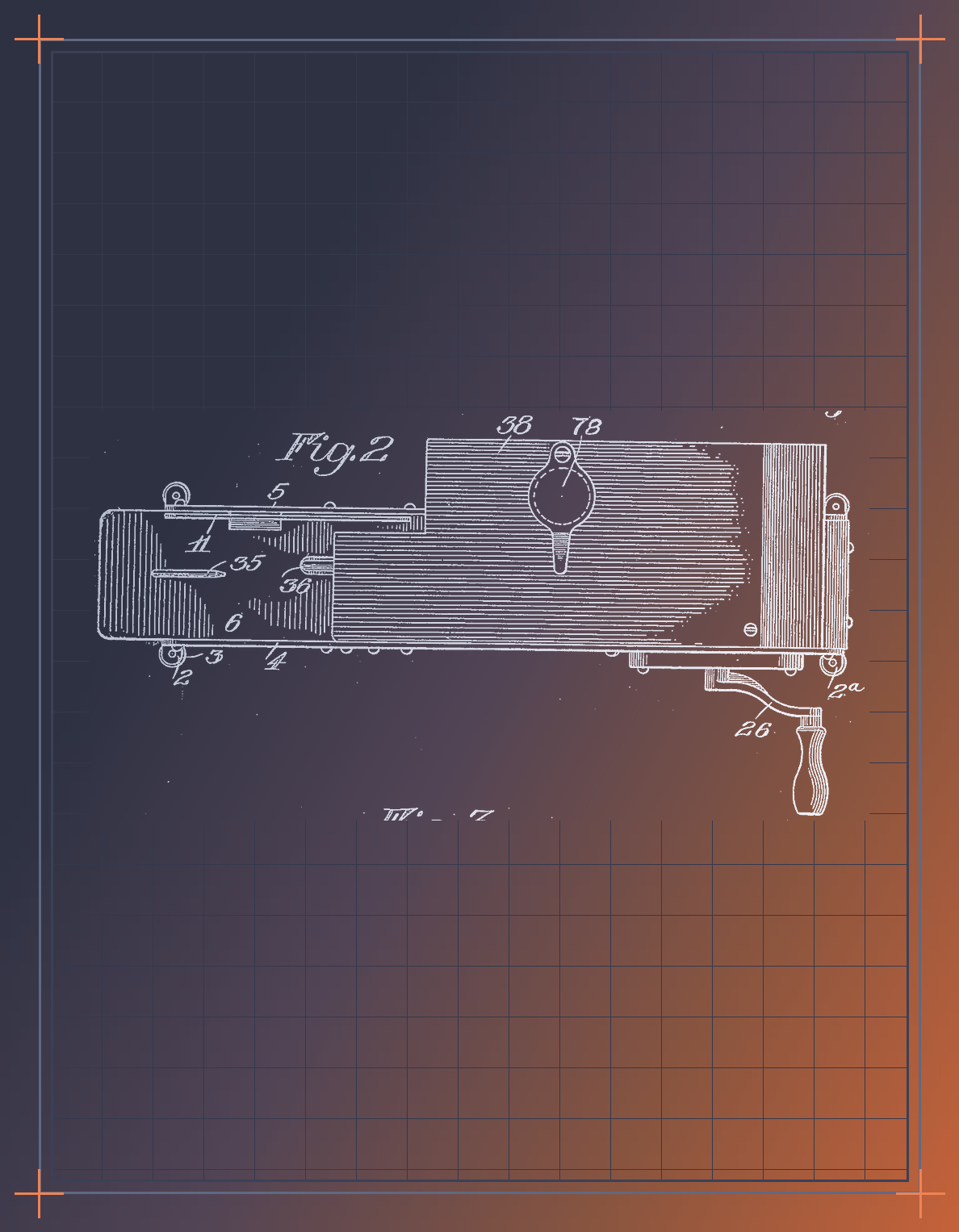 Envelope sealing machine, technical plate